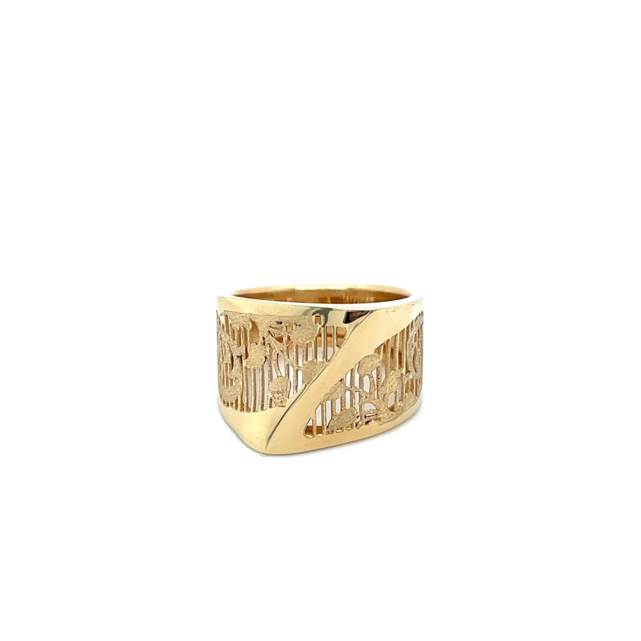 Ring open bloem motief-1