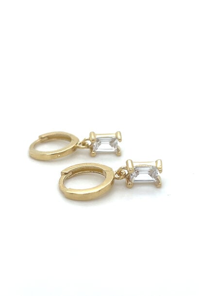 ''Baguette'' oorbellen