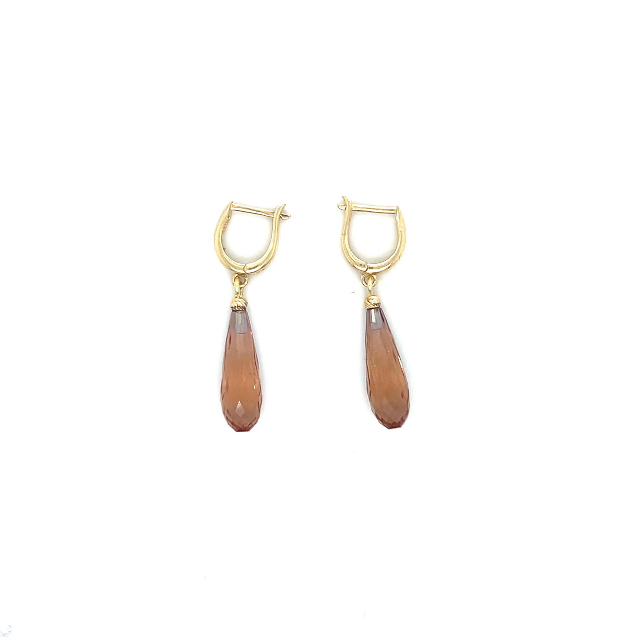 Multi resin druppels en vermeil 925 oorbellen Multi resin druppels en vermeil 925 oorbellen