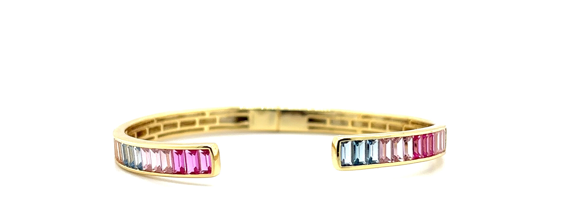 Armband met zirkonia stenen in verschillende kleuren