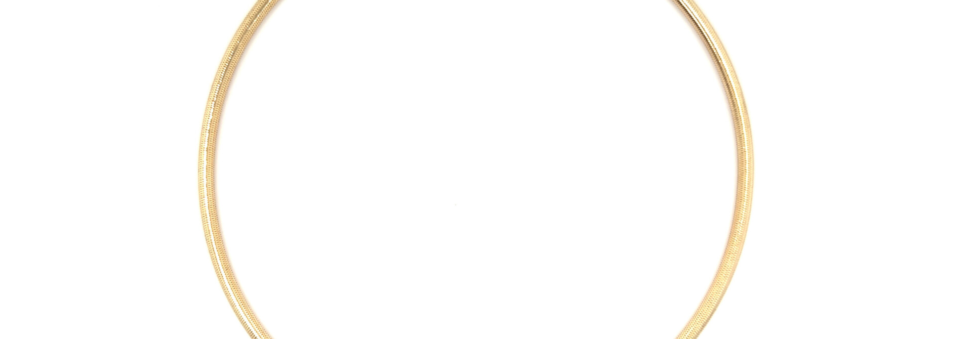 Ketting rekbaar elastiek met zirkonia accent