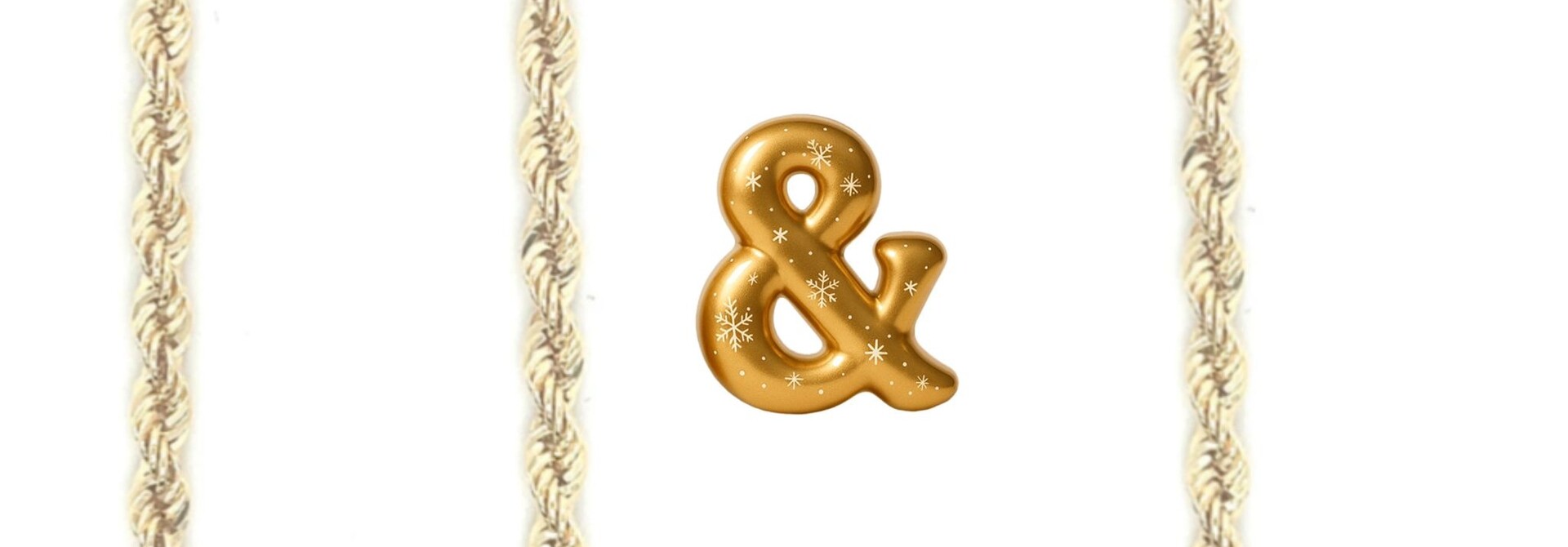 Set rope chain en armband 3 mm 14k