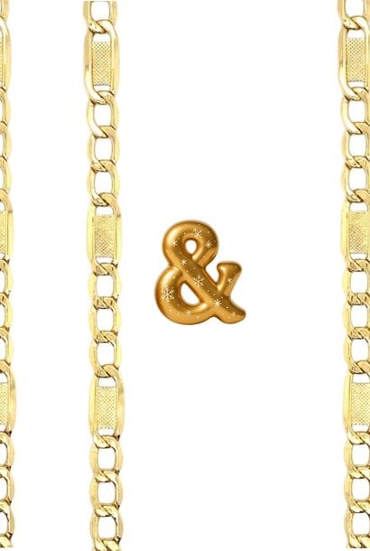 Figo ketting en armband set 4 mm