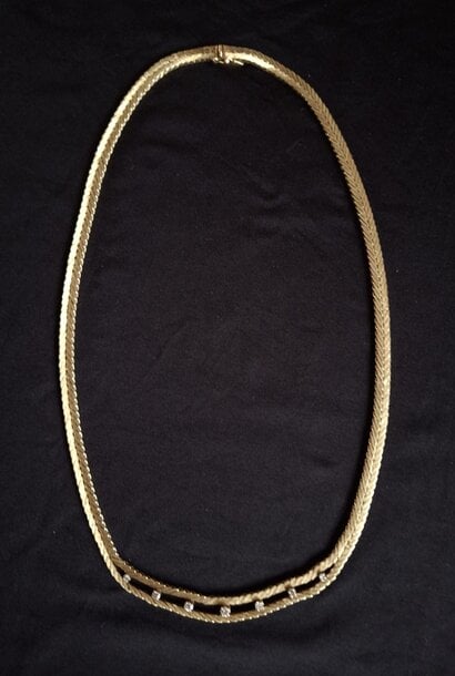 Ketting met diamanten