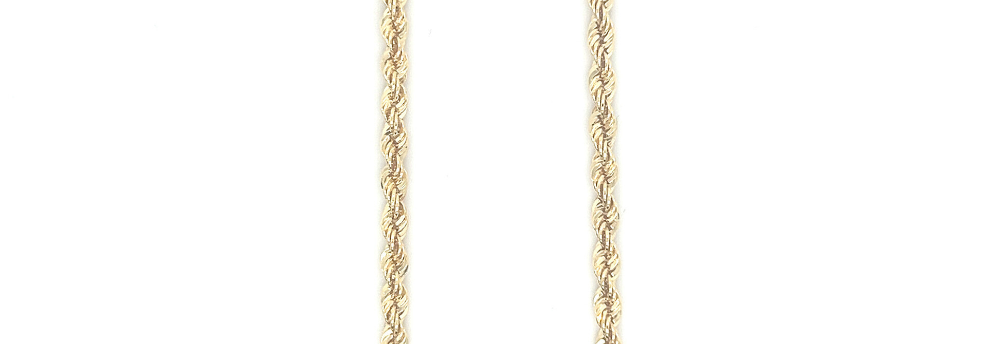 Rope chain Nederlands goud 2 mm