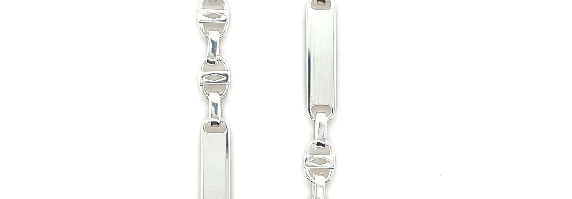 Kingsley schakel met ruitjes en glade plaatjes