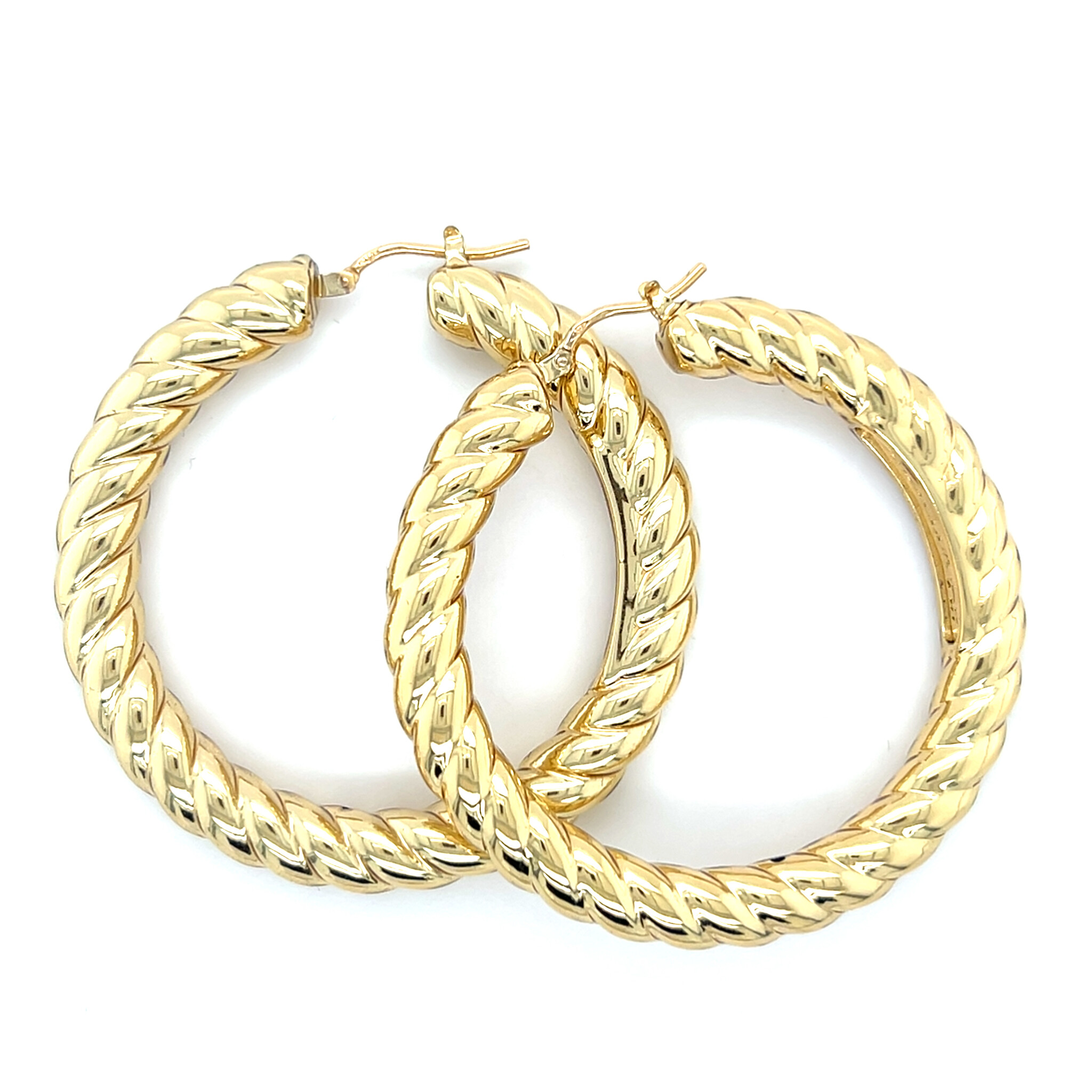 Oorbellen met gedraaid motief-2