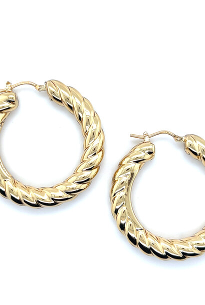 "Royal Twist" Oorbellen