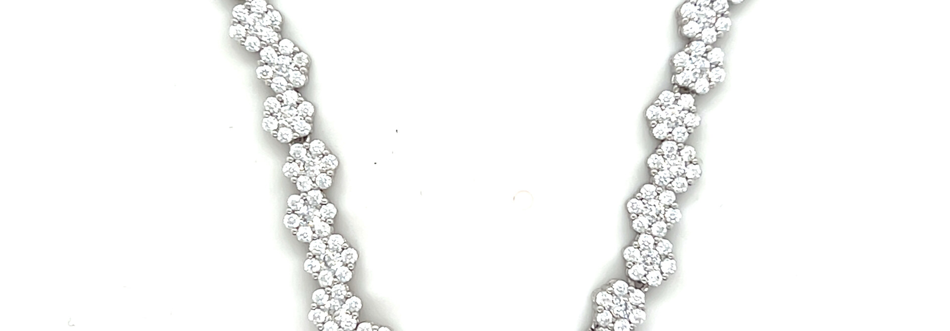 Ketting tennisschakel V vorm