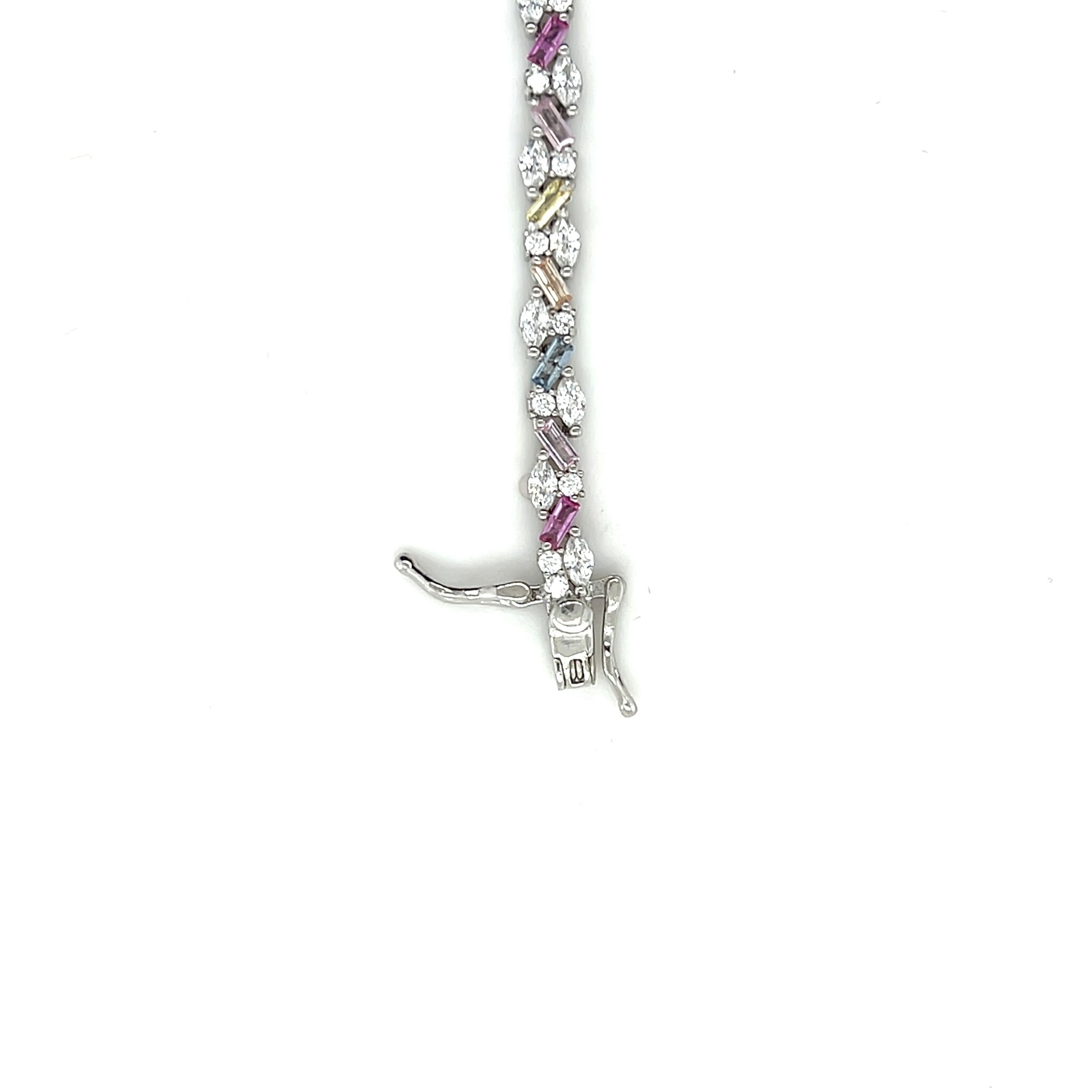 Armband met pastel zirkonia's-2