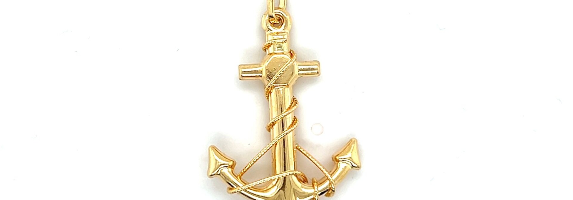 Hanger met anker vorm en touw detail