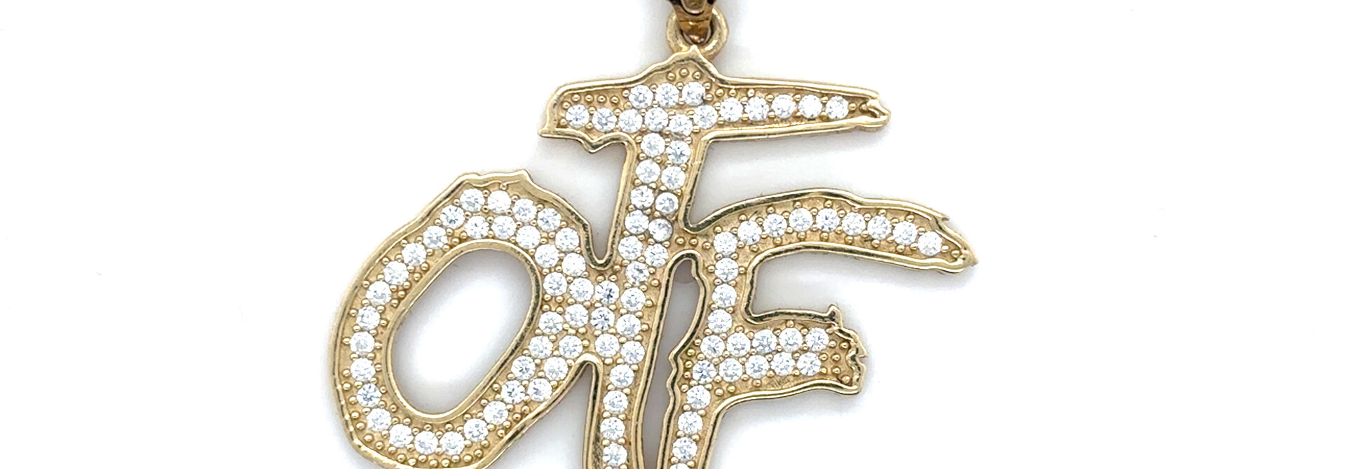 Hanger OTF met zirkonia stenen