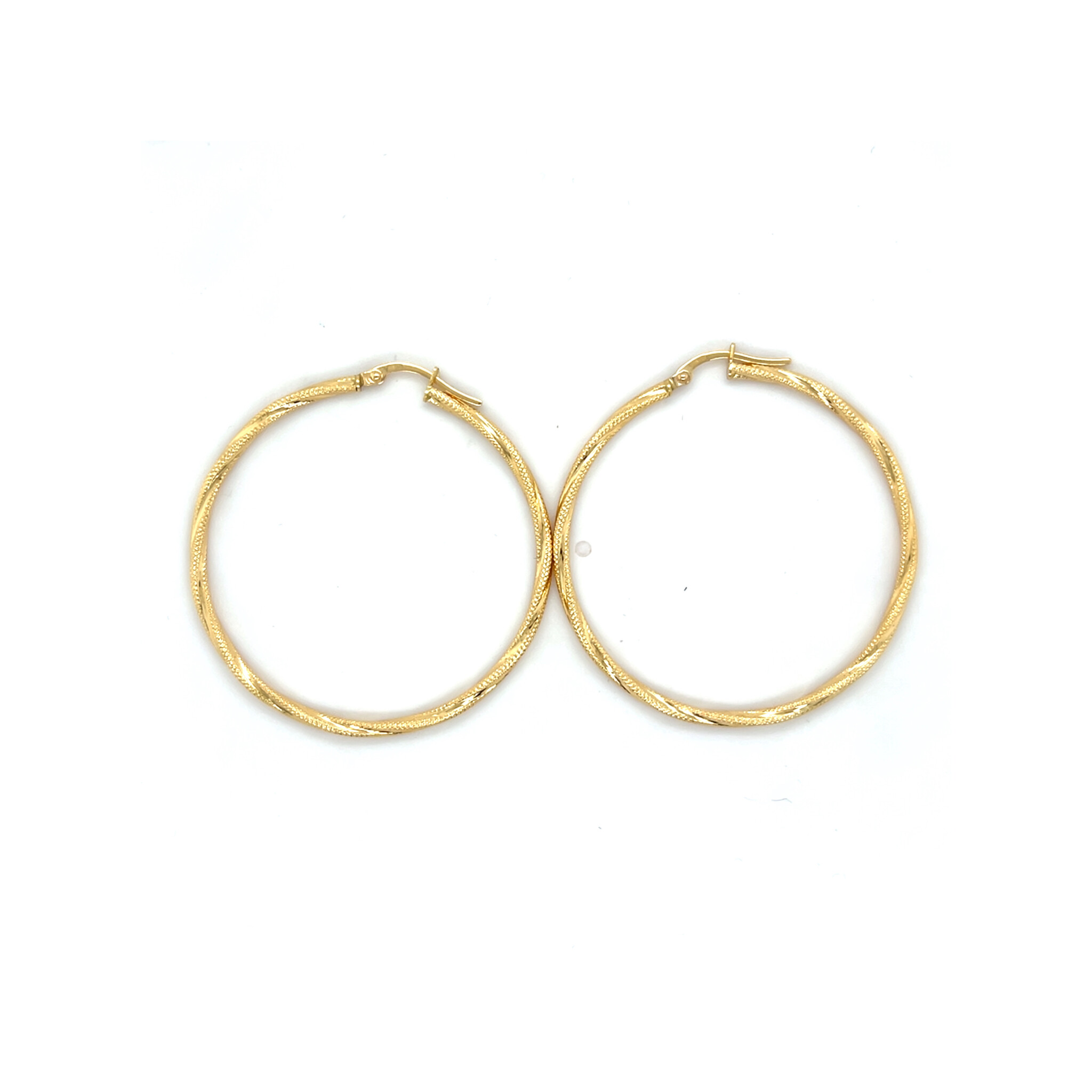 Oorbellen met gedraaid motief-2