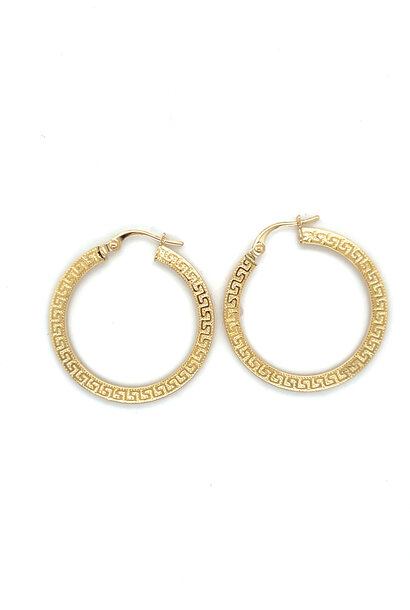 "Meanders" Oorbellen