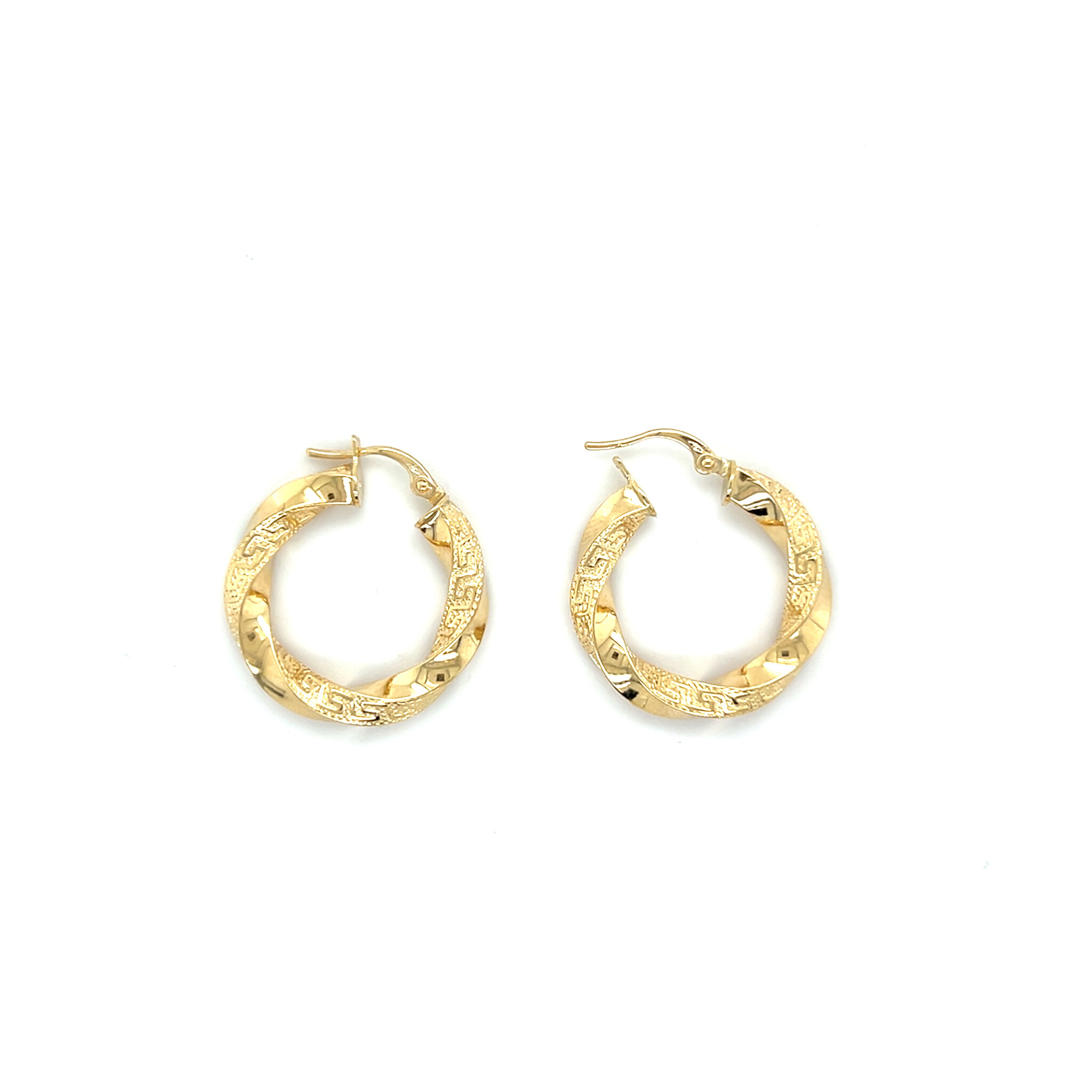 Oorbellen wokkels Griekse meander-2