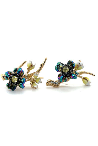 "Boeketjes" oorbellen