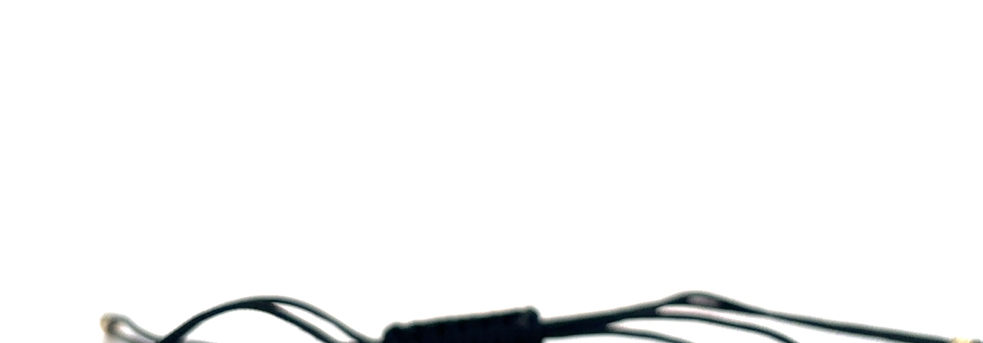 Armband blackline vierkante kralen diamond cut balletjes