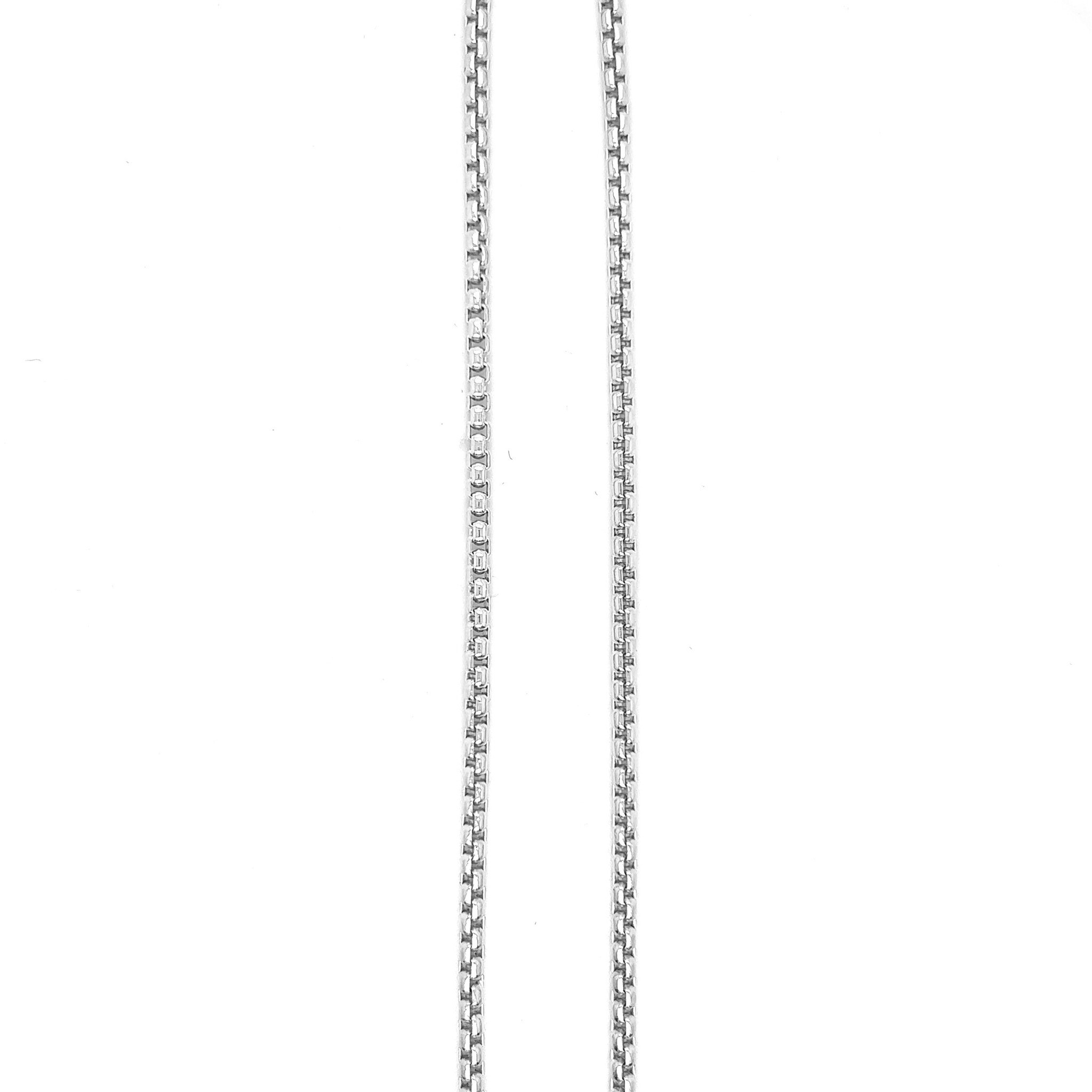 Ketting popcorn schakel witgoud-1