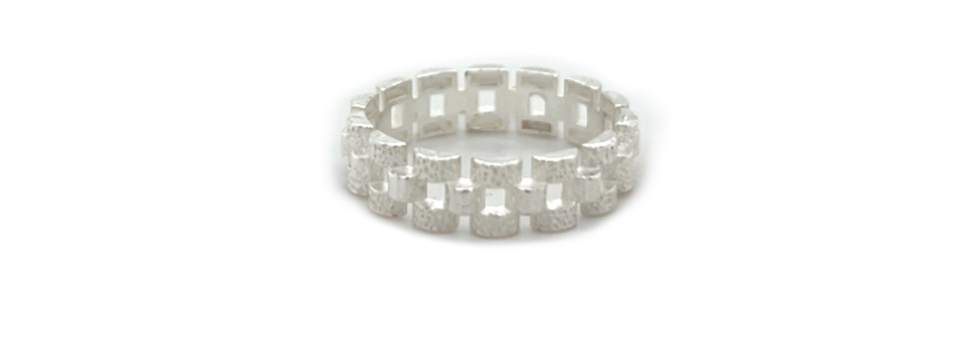 Ring rolekschakel zilver