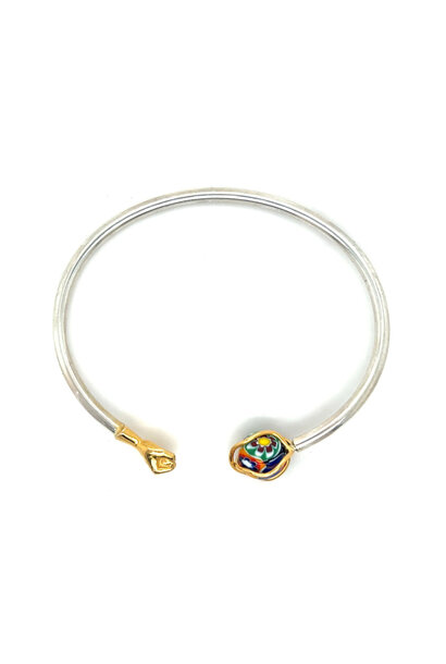 "Ouro-prata Ala Kondre" armband