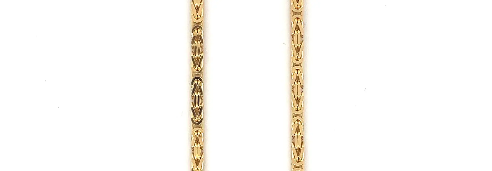 Ketting massieve koningsschakel 2 mm