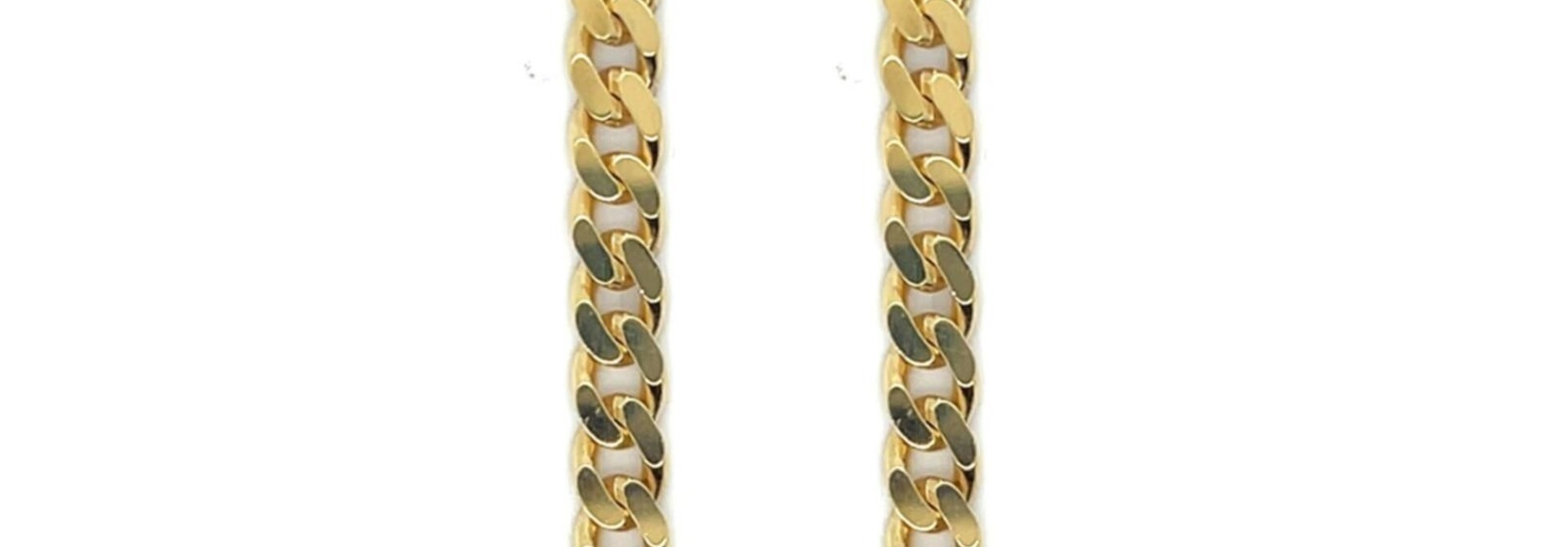 Ketting Cuban chain 4.5 mm massief