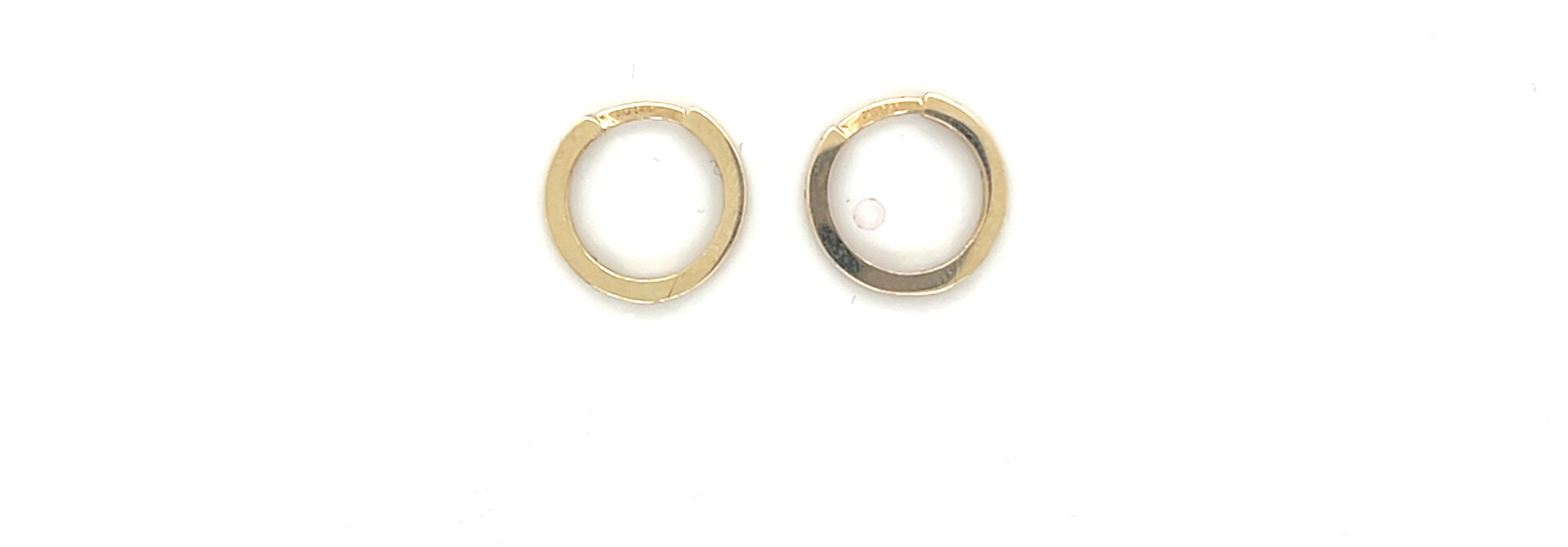 Oorbellen oorringen clean met blinde sluiting