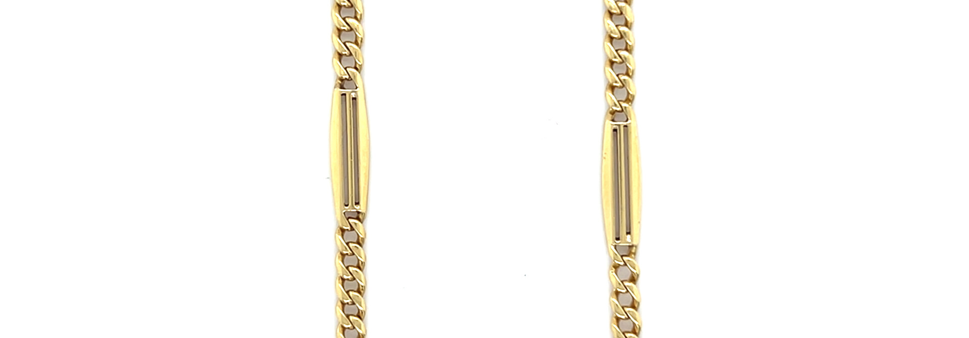 Ketting massief fantasie met 2 sluitingen