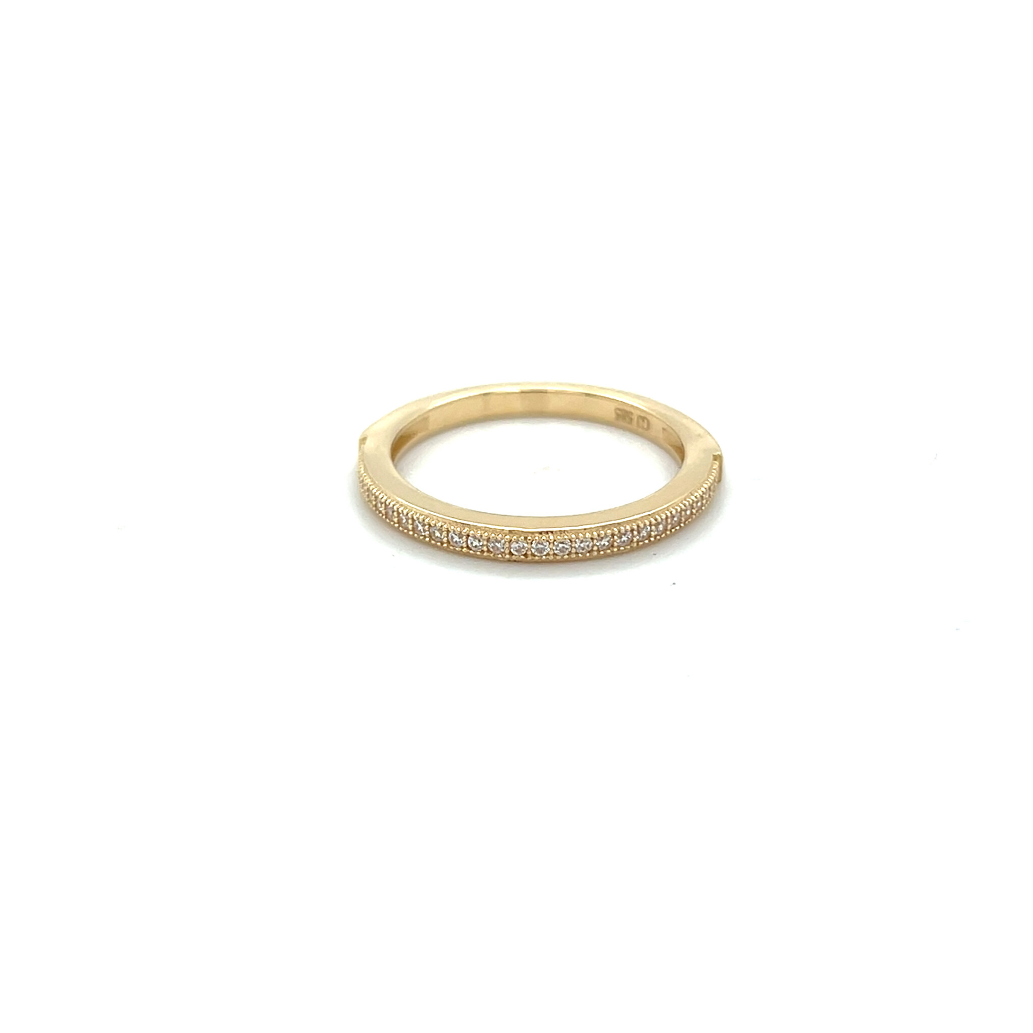 Ring met zirkonia stenen in rail zetting-1