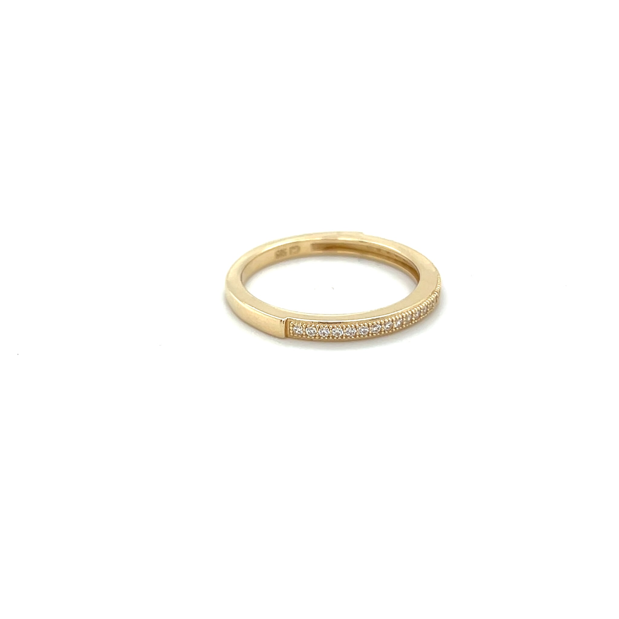 Ring met zirkonia stenen in rail zetting-2