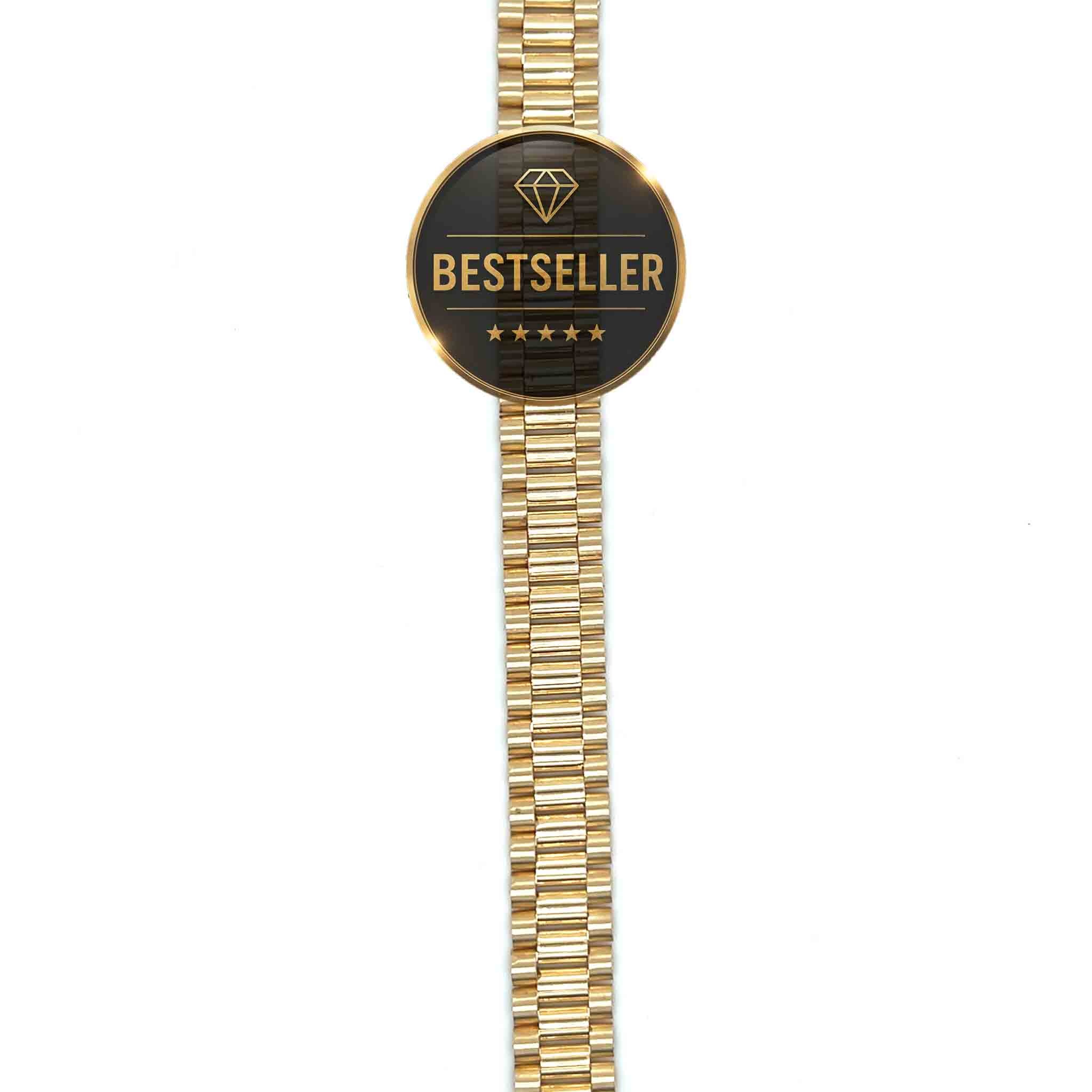 Armband met roleksschakel matte afwerking-1