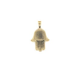 Hanger hamsa hand met zirkonia stenen-2