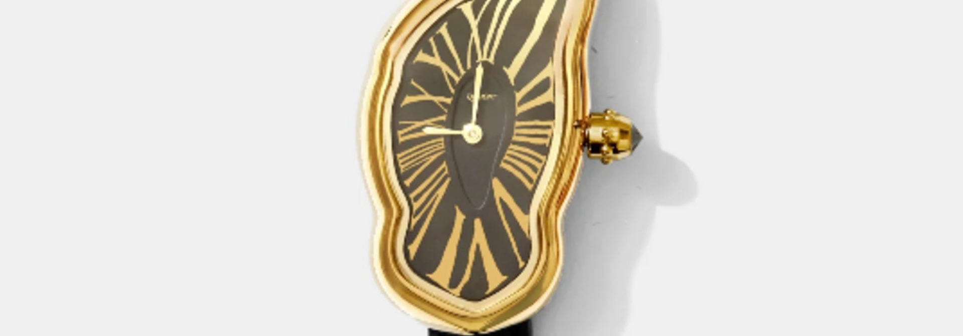 Laphont horloge melting watch small donkere wijzerplaat
