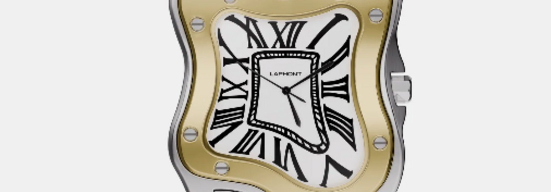 Laphont horloge Laurent Two Tone model large