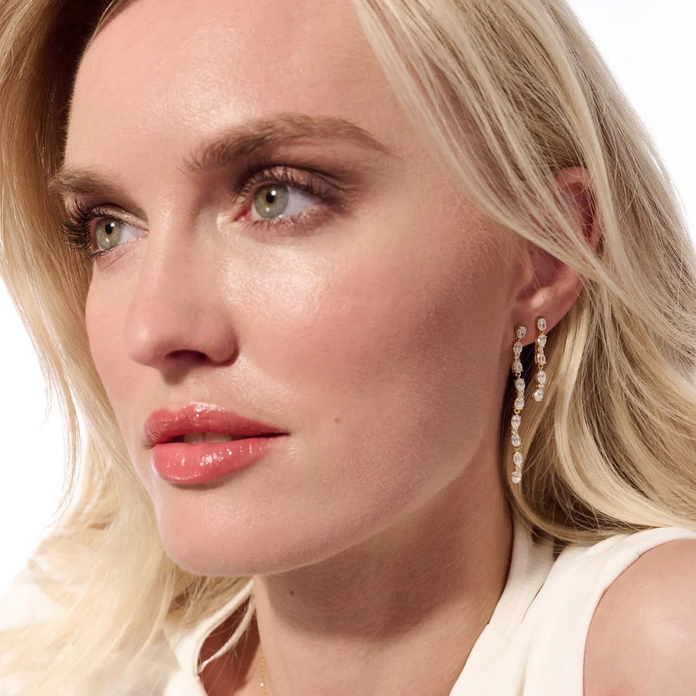 Oorbellen Sif Jakobs Ellera Ovale Sette model zilver gold-plated-2