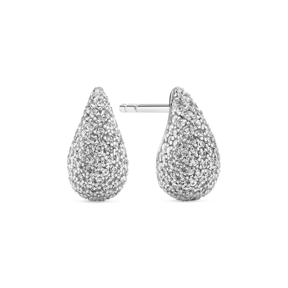 Oorbellen Sif Jakobs Goccia Calare model zilver & zilver gold-plated met zirkonia’s-1