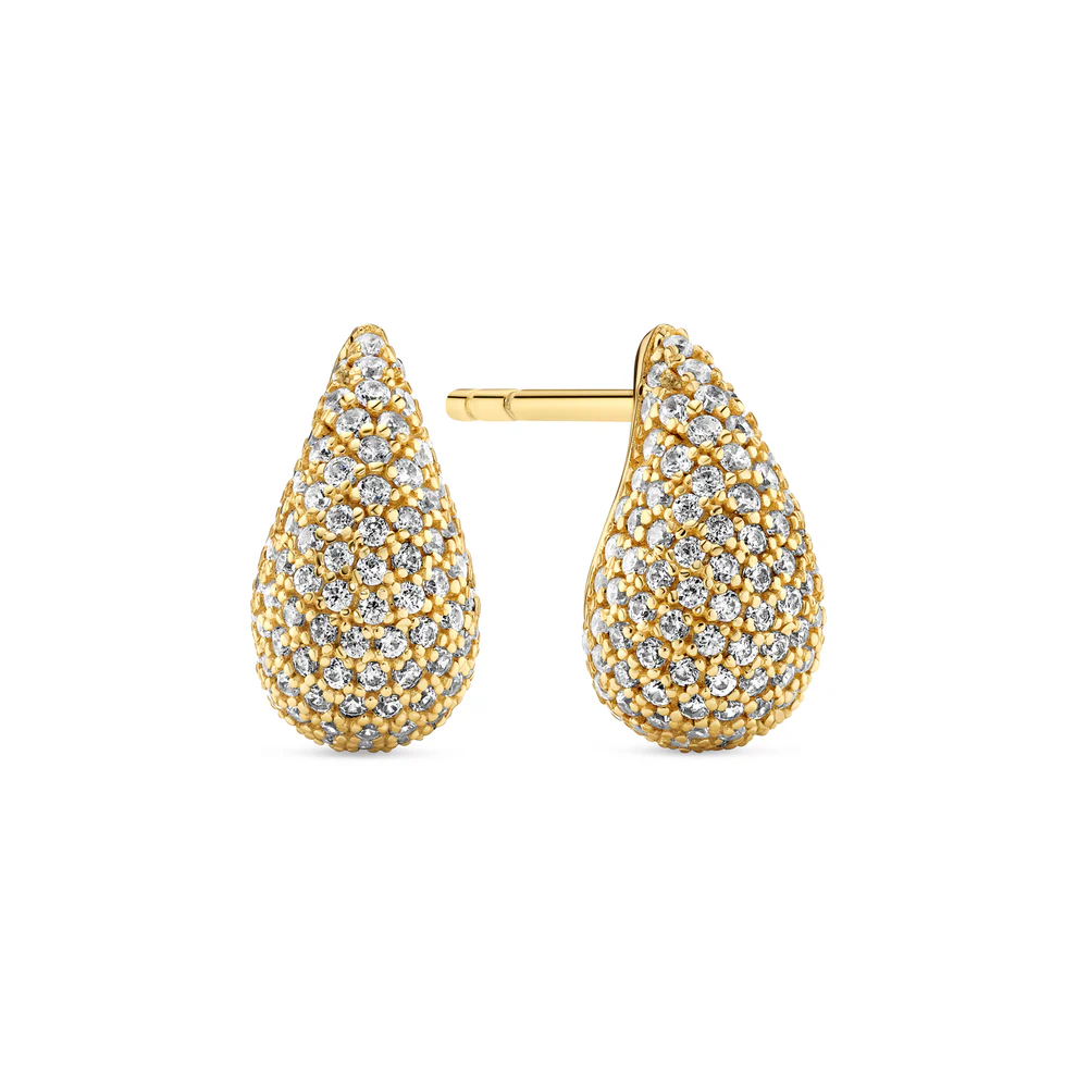 Oorbellen Sif Jakobs Goccia Calare model zilver & zilver gold-plated met zirkonia’s-3