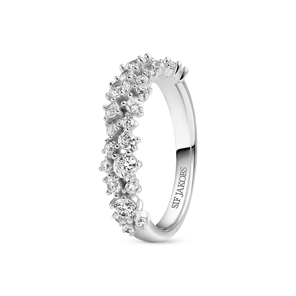 Ring Sif Jakobs Cristallo Piccolo model zilver met zirkonia’s-3