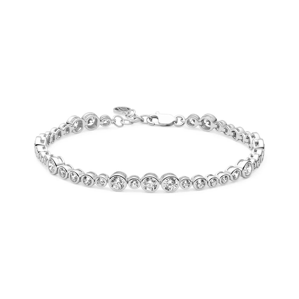 Armband Sif Jakobs Sardinien Altro model zilver met zirkonia’s-1