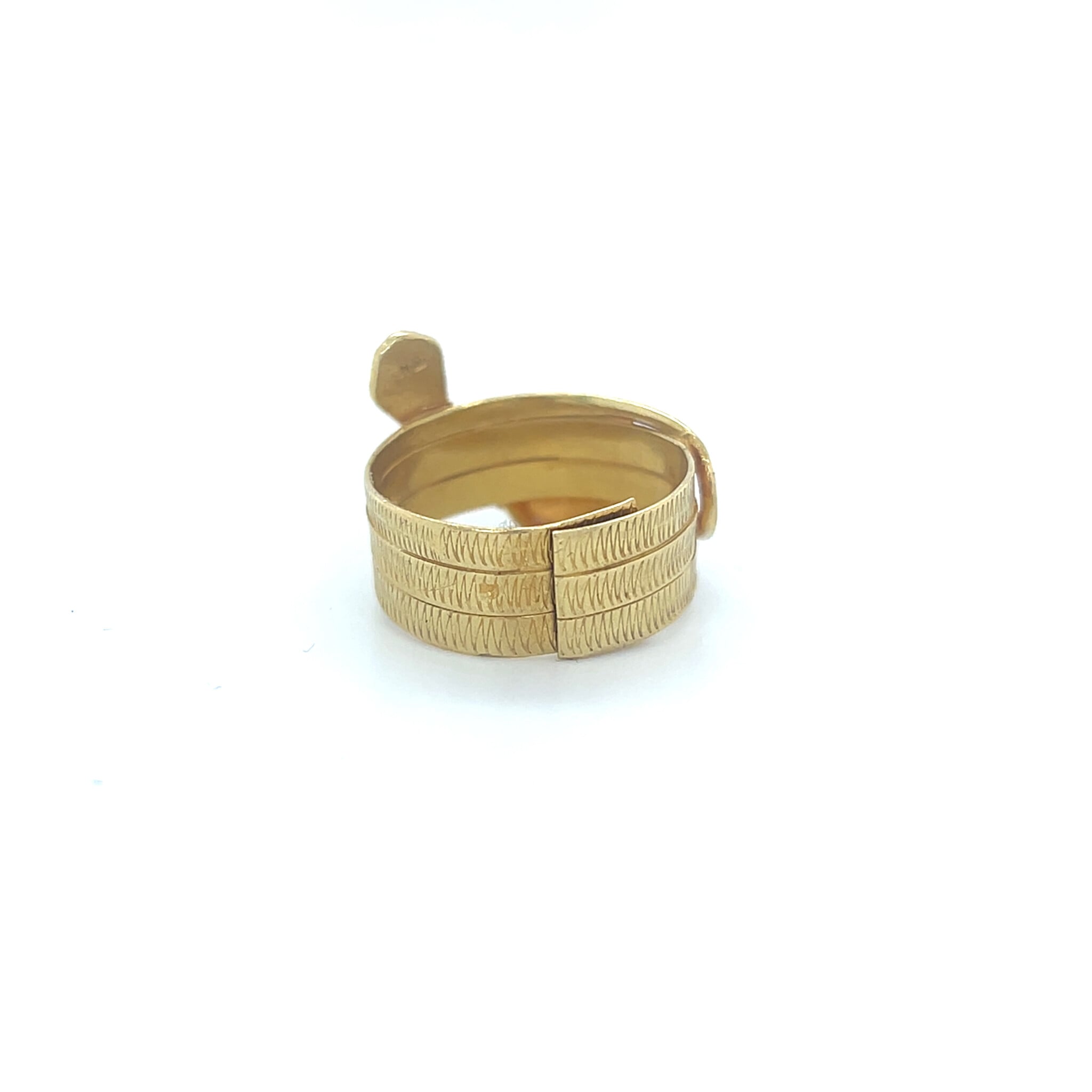 Ring slang met open onderkant-3