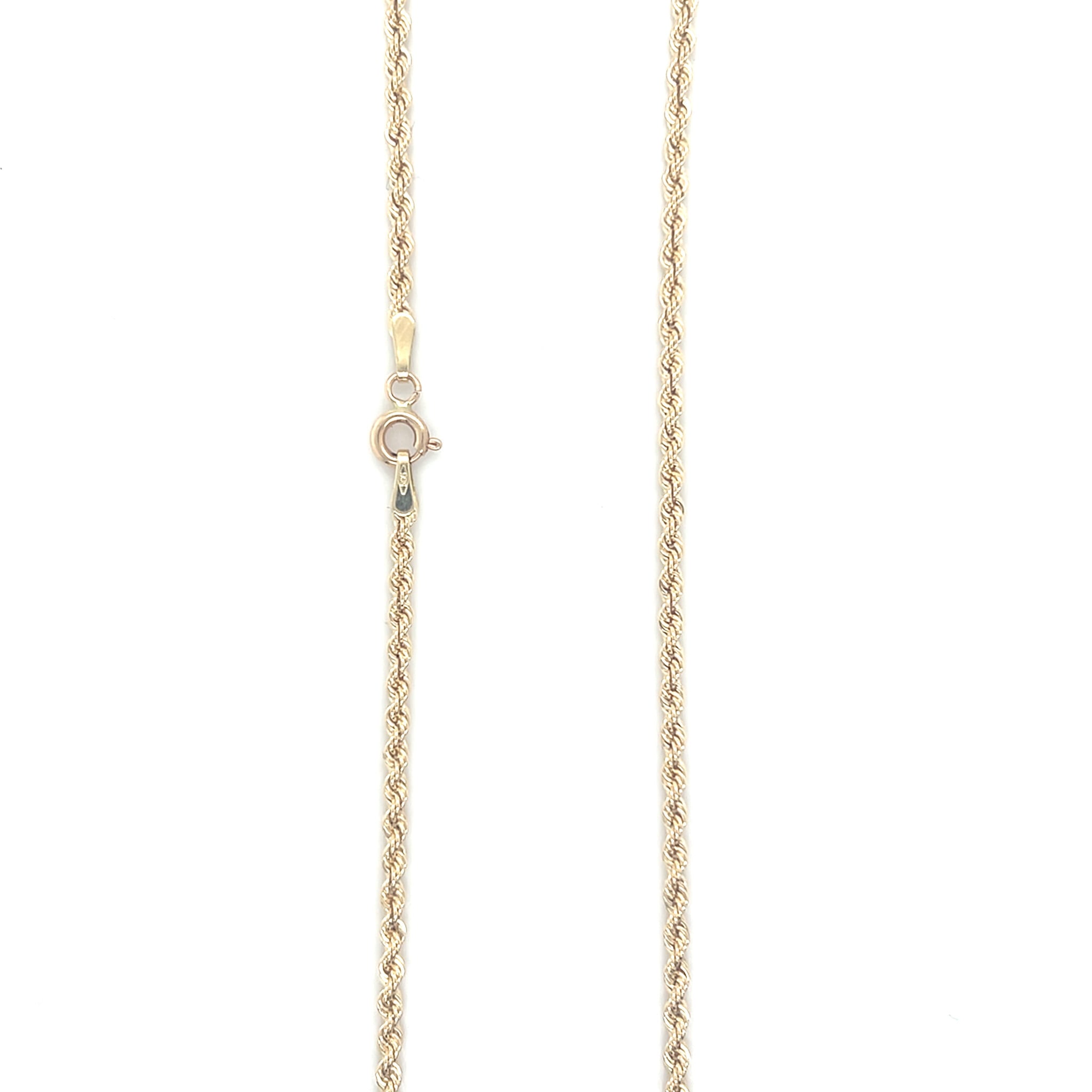 Ketting rope chain schakel in Y vorm met zirkonia's-2
