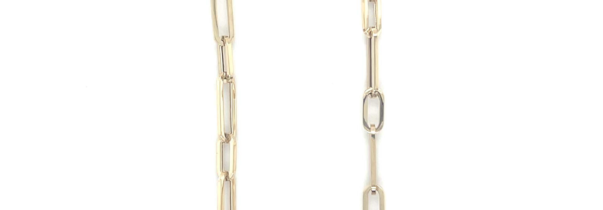 Ketting closed forever schakel met afwisselende grootte schakels om en om