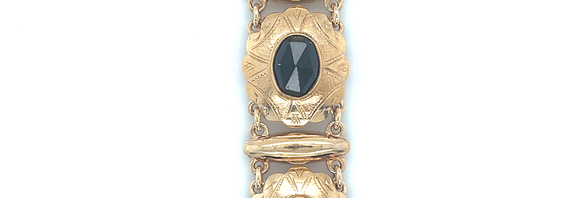 Armband met granaat stenen