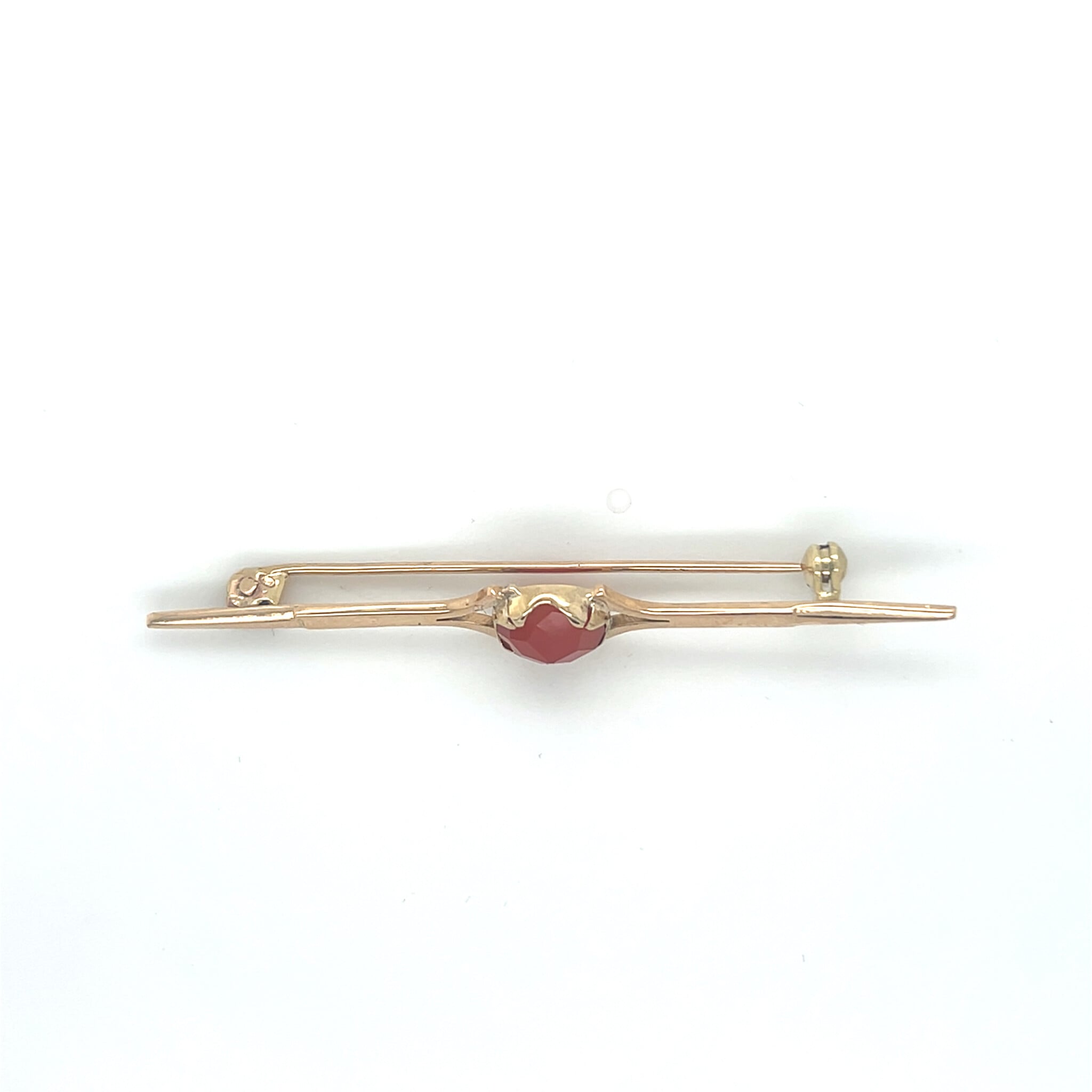 Broche met carneool steen-2