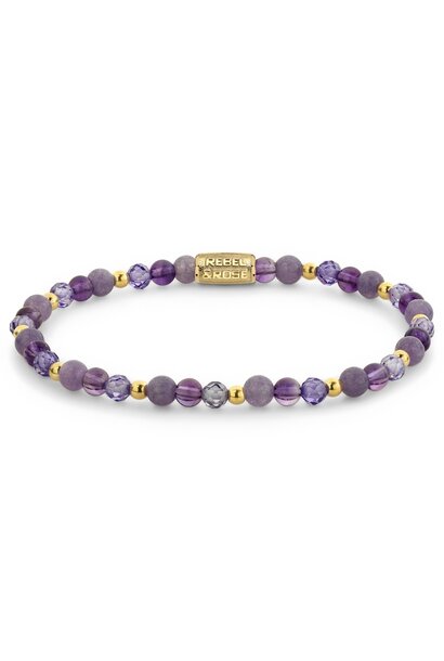 Purple Glam Rocks Party - 4mm S