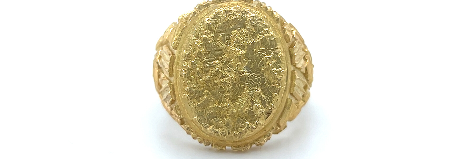 Ring met piet piet bewerking gematteerd