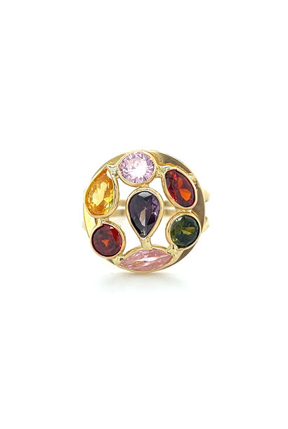 "Rainbowcolors" ring