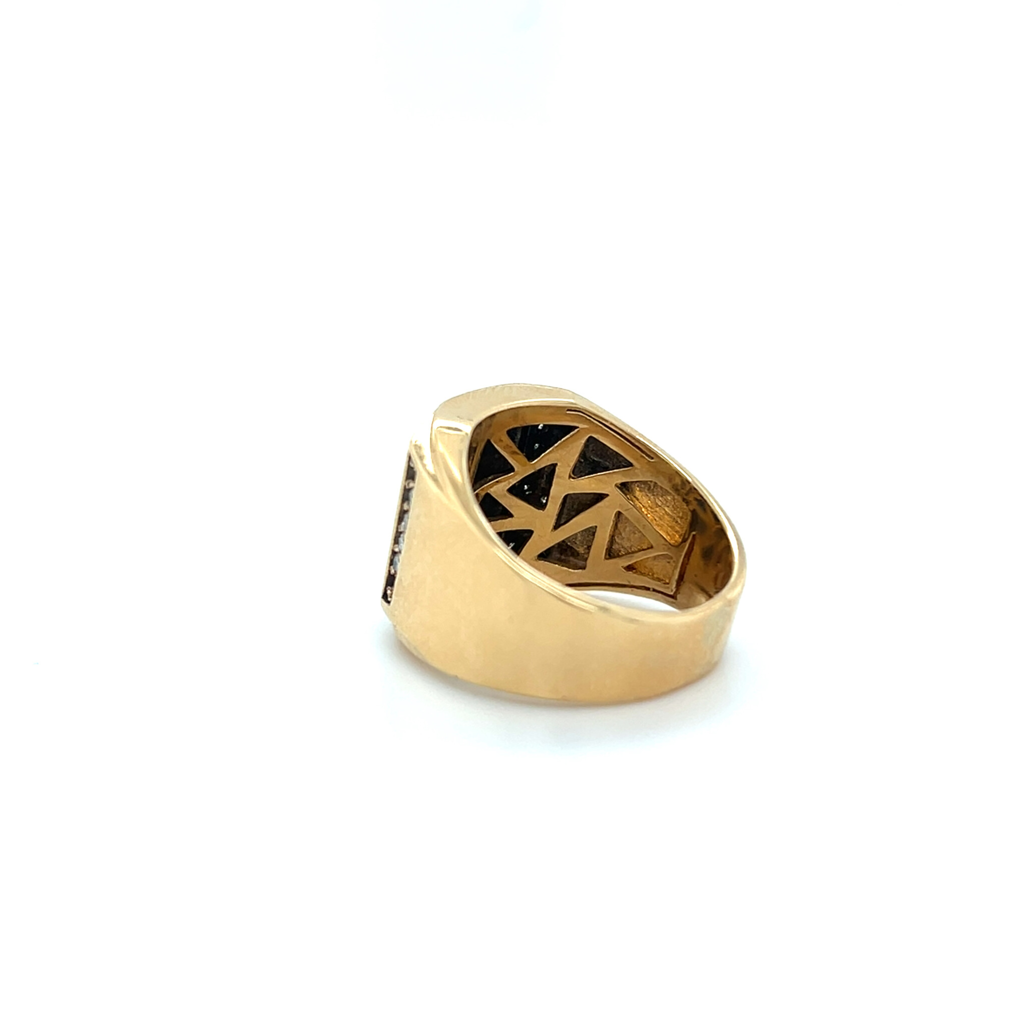 Ring met witgouden draak en 26x0.01crt diamant-3