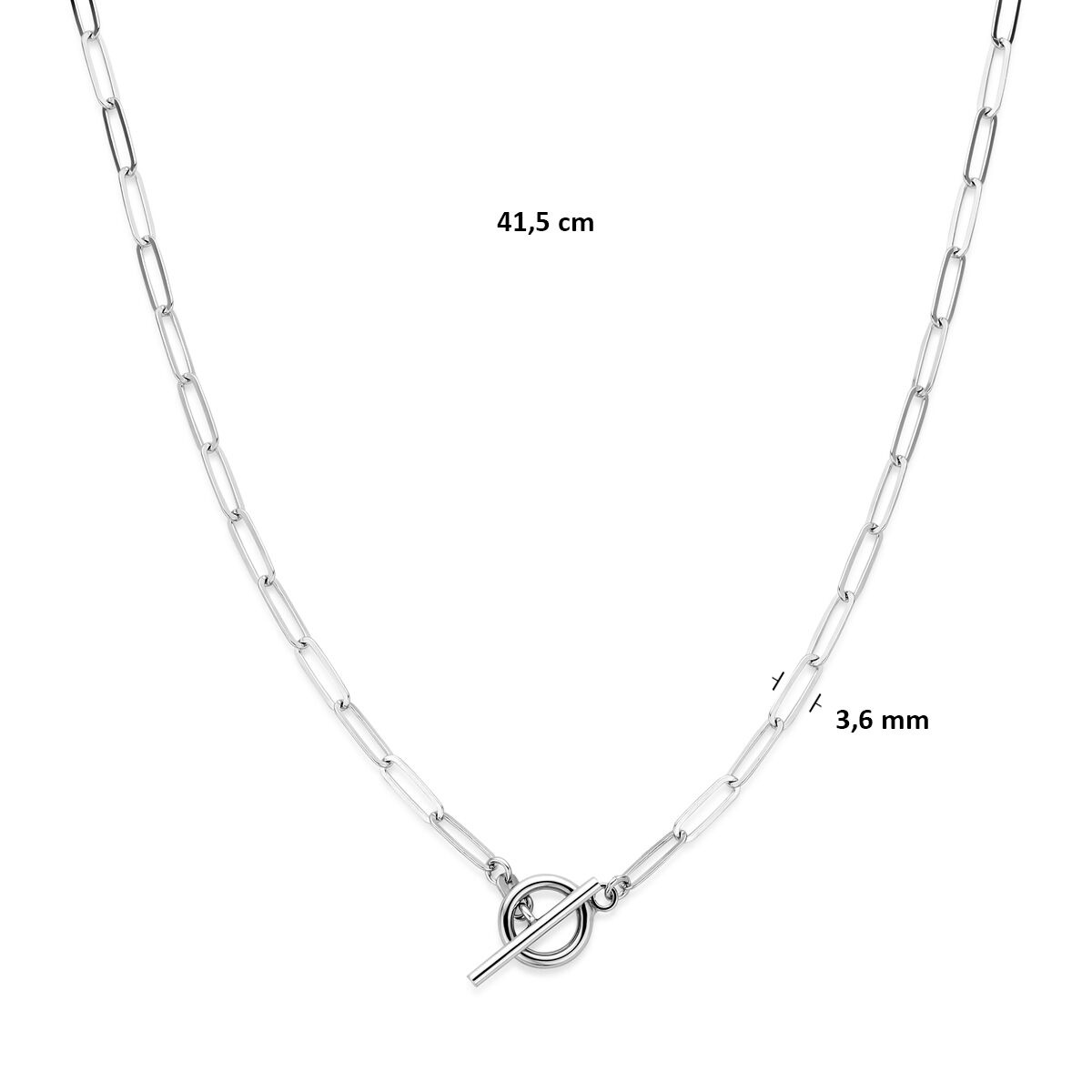 Ketting Closed for ever schakel met kapitelsluiting-3