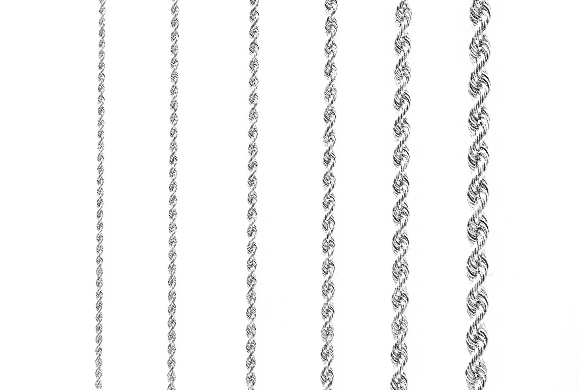 Rope armband zilver 4 mm-1